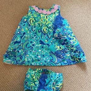 Lilly Pulitzer swing top/dress and bloomers - 6-12 months
